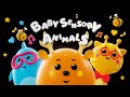 Baby Sensory Animals - Funky Animal Characters Party! Sensory Video for Babies! - Dance Video