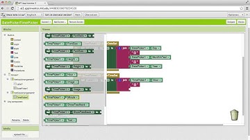App Inventor 2 Tutorial DatenPicker,TimePicker,Label