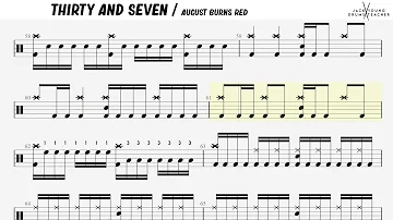 How to Play Thirty and Seven - August Burns Red on Drums