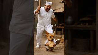 The poor puppy didn’t have bread so, his rich friends making fun of him 😭#giniai