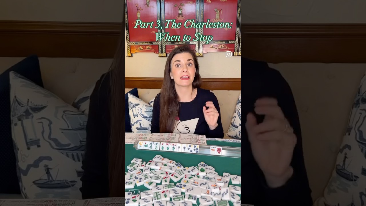Mahjong Charleston Tips, P3: When Should You Stop the Charleston? Is the second Charleston worth it?