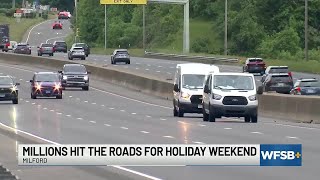 Millions hit the roads for memorial day weekend