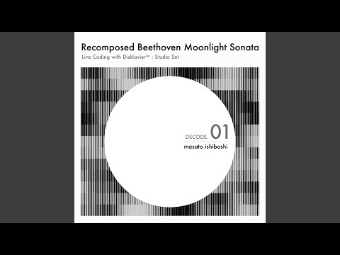 Recomposed Beethoven Moonlight Sonata 3rd Movement (Live Coding with Disklavier : Studio Set)