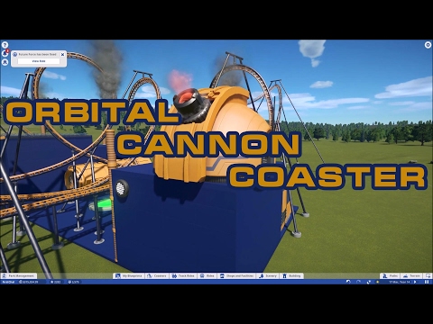 Planet Coaster: Orbital Cannon Test