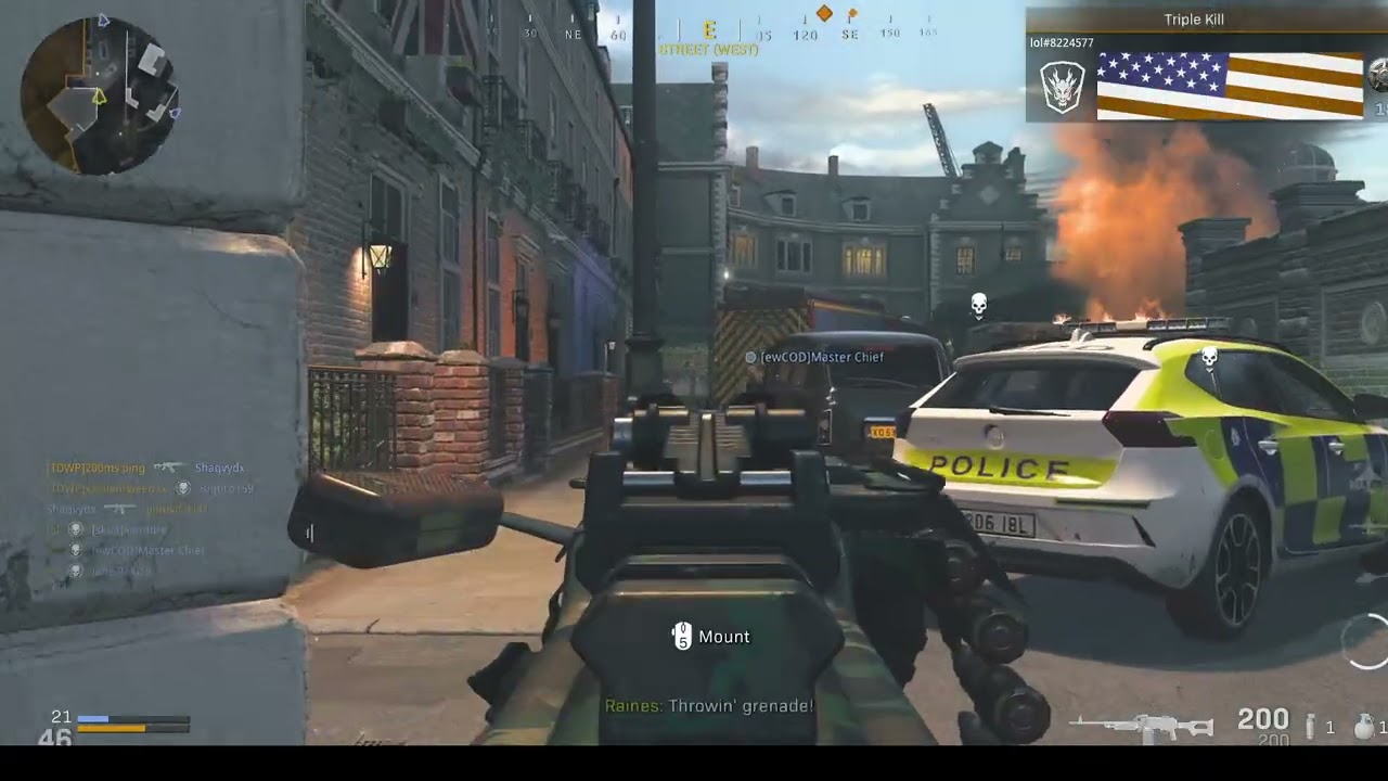 PKM Gunner Rampage on Piccadilly | Call of Duty: Modern Warfare (2019) TDM