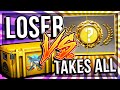 CS:GO 300 CASE BATTLE BUT LOSER TAKES IT ALL (KNIFE UNBOX)