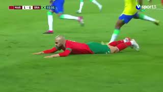 Morocco vs Brazil 1-1 Highlights | Ismail Saibari's World-Class Goal and Vinicius Junior's Madness