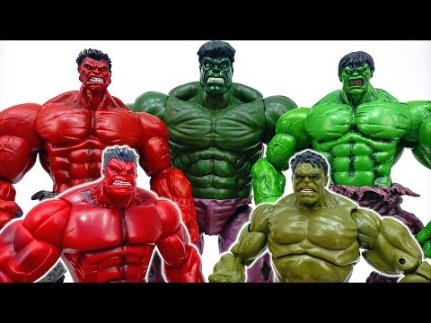 Power Battle Between Hulk And <strong>Red</strong> Hulk~! Somebody <strong>Stop</strong> Them #ToyMartTV