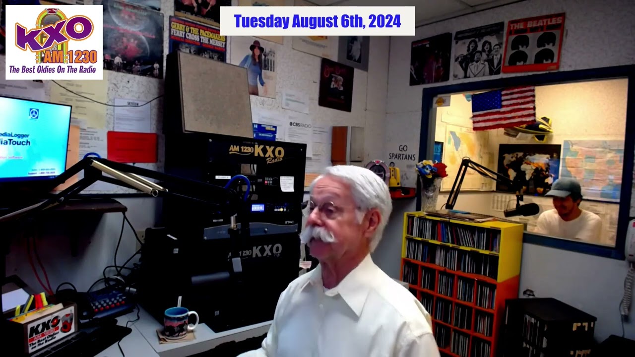 KXO Radio AM 1230 Morning Show Tuesday August 6th, 2024 with Carroll Buckley & Jared Anchondo
