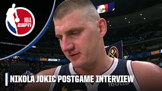 Nikola Jokic says Nuggets are ‘enjoying the moment’ by playing together | NBA on ESPN