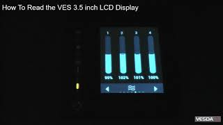 VESDA-E VES: How to Read the VES 3.5 inch LCD Display