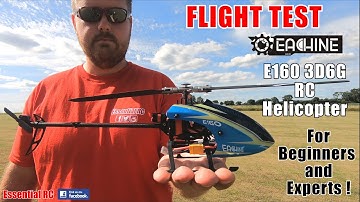 AWESOME RC HELICOPTER for BEGINNERS & EXPERTS ! Eachine E160 Brushless 3D6G Flybarless RC Helicopter