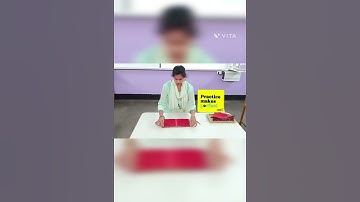 Montessori activity # Exercise of practical life #Napkin folding