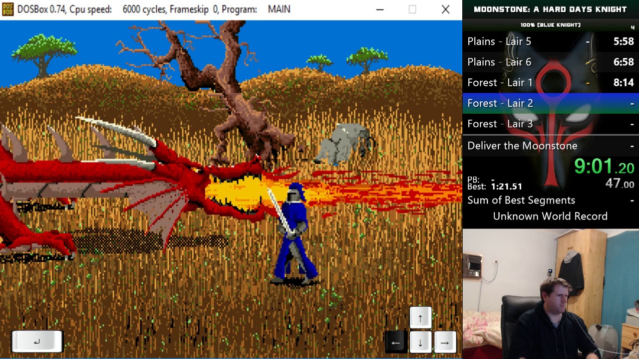 Moonstone: A Hard Days Knight - Speedrun - 100% - 