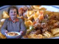 Make Lina's pasta with sausage and peas, two ways! | Pasta Grannies