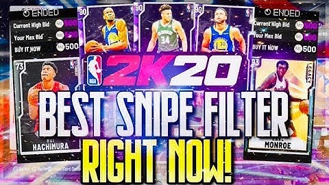 BEST SNIPE FILTER IN NBA2K20 RIGHT NOW!!!!!!!!!