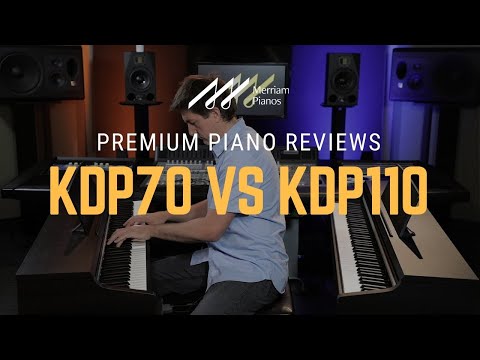 🎹Kawai KDP70 vs KDP110 Digital Piano Comparison - Harmonic Imaging, Bluetooth MIDI, Alfred Lessons🎹