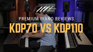🎹Kawai KDP70 vs KDP110 Digital Piano Comparison - Harmonic Imaging, Bluetooth MIDI, Alfred Lessons🎹