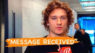 Trevor Zegras talks getting benched - TRADED TO FLYERS