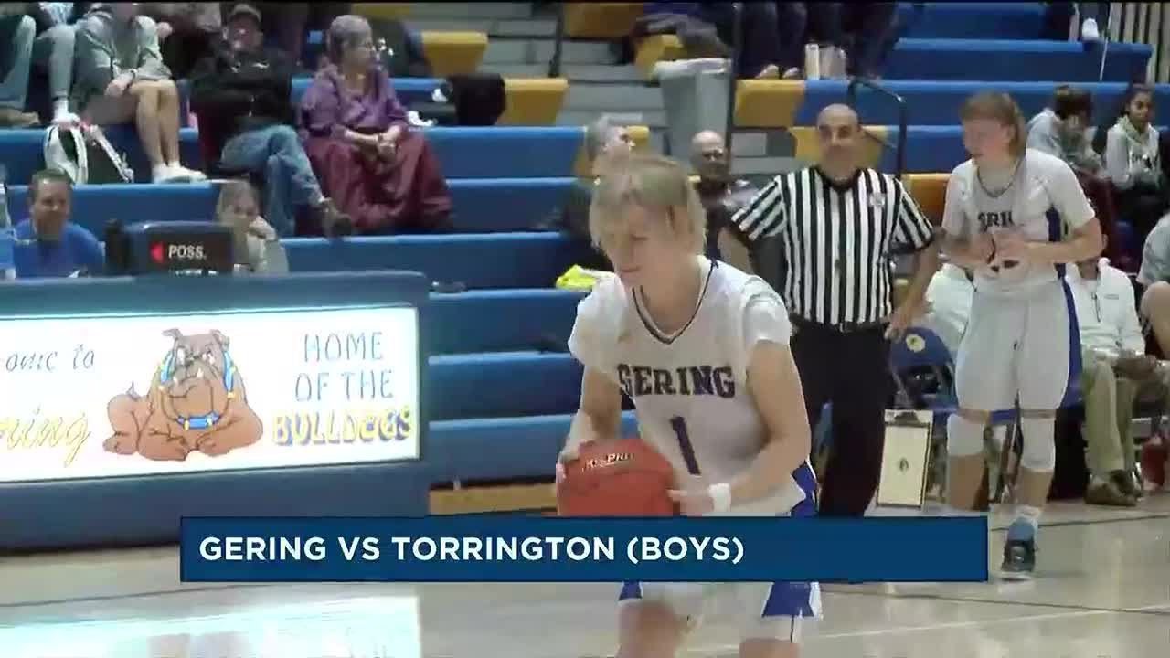 Gering vs Torrington Boys Basketball Highlights