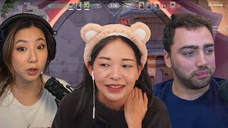 MOST AWKWARD and CHAOTIC Game of VALORANT ft. Fuslie Miyoung and Mizkif #BBLMizzy
