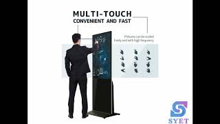 SYET digital signage  Floor Standing LCD Advertising Display  manufacturer