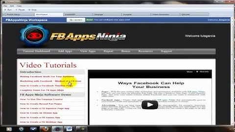 FB Apps Ninja - A Perfect Facebook Apps Creator