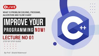 What is Problem Solving || Program || Algorithm and Flow Chart in C++, Urdu/Hindi