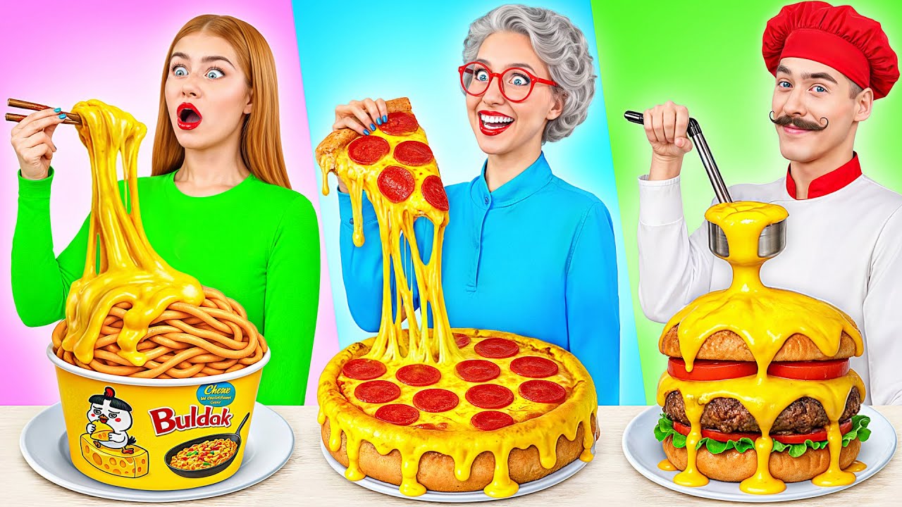 Me vs Grandma Cooking Challenge | Simple Kitchen Tricks by Multi
