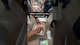 When should we use a chest seal?  And….does it matter if you’re a civilian or first responder?