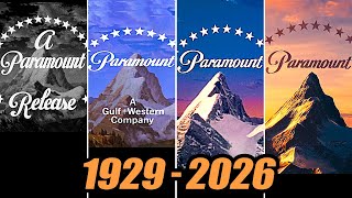 Evolution of Paramount logo | 1929-2026