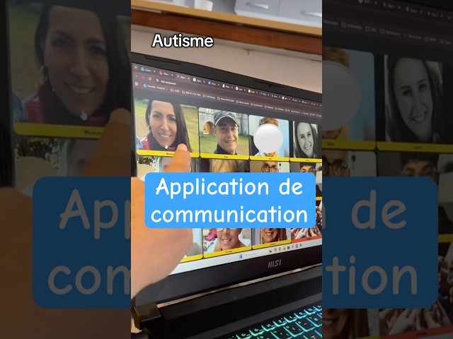 Un ami a créé une application de communication spécialement pour Noam #autisme #application #amour