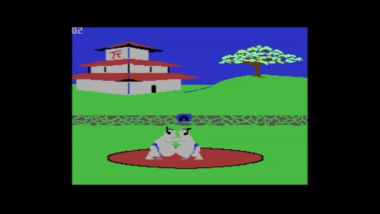 Sumo Wrestlers Longplay (Commodore 64 Game)