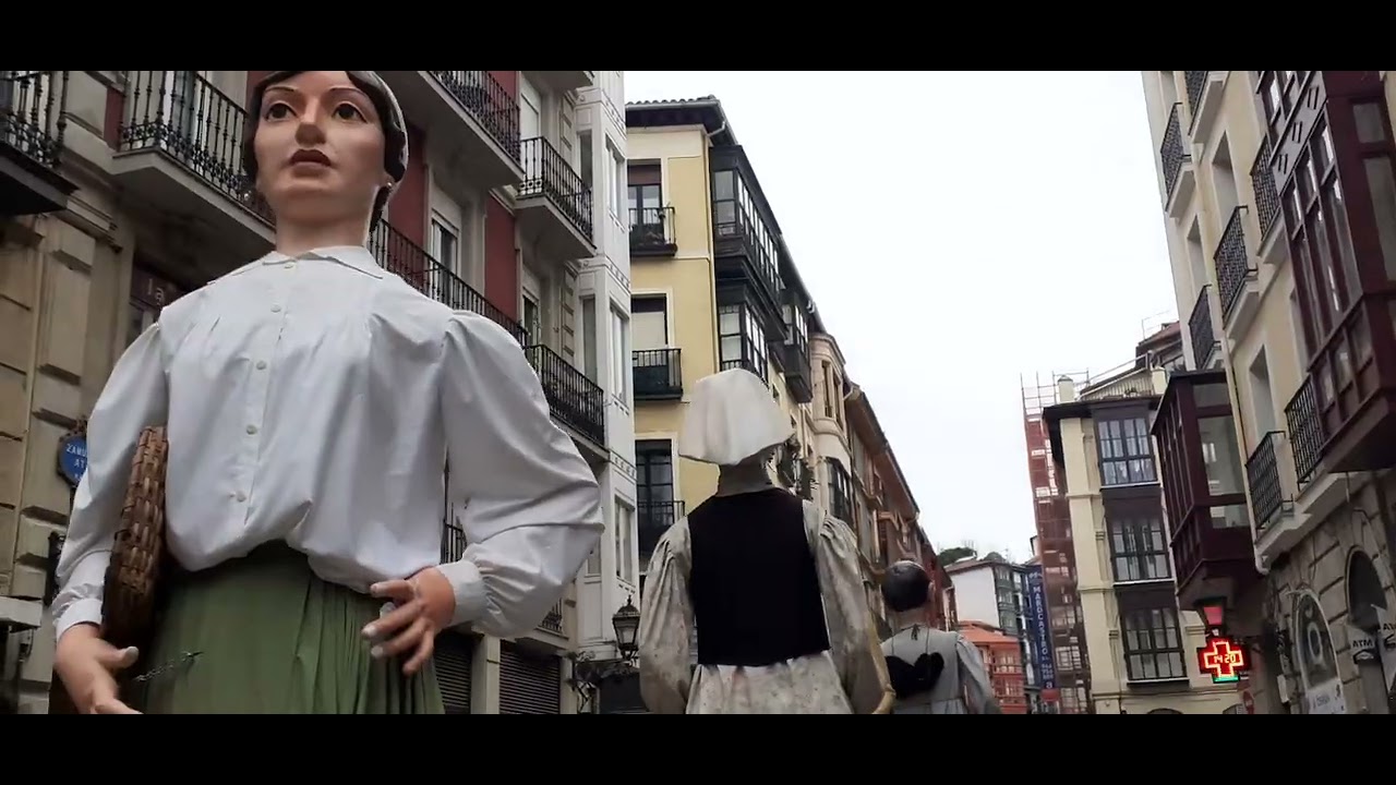 Vals GazteBi de los gigantes de Bilbao 