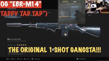 THE ORIGINAL 1 SHOT! GANGSTA "EBR-M14" Class Set Up on Call of Duty Modern Warfare.