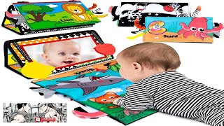 Baby Toys 0-6 Months Tummy Time Mirror Toys with Cloth Books Review