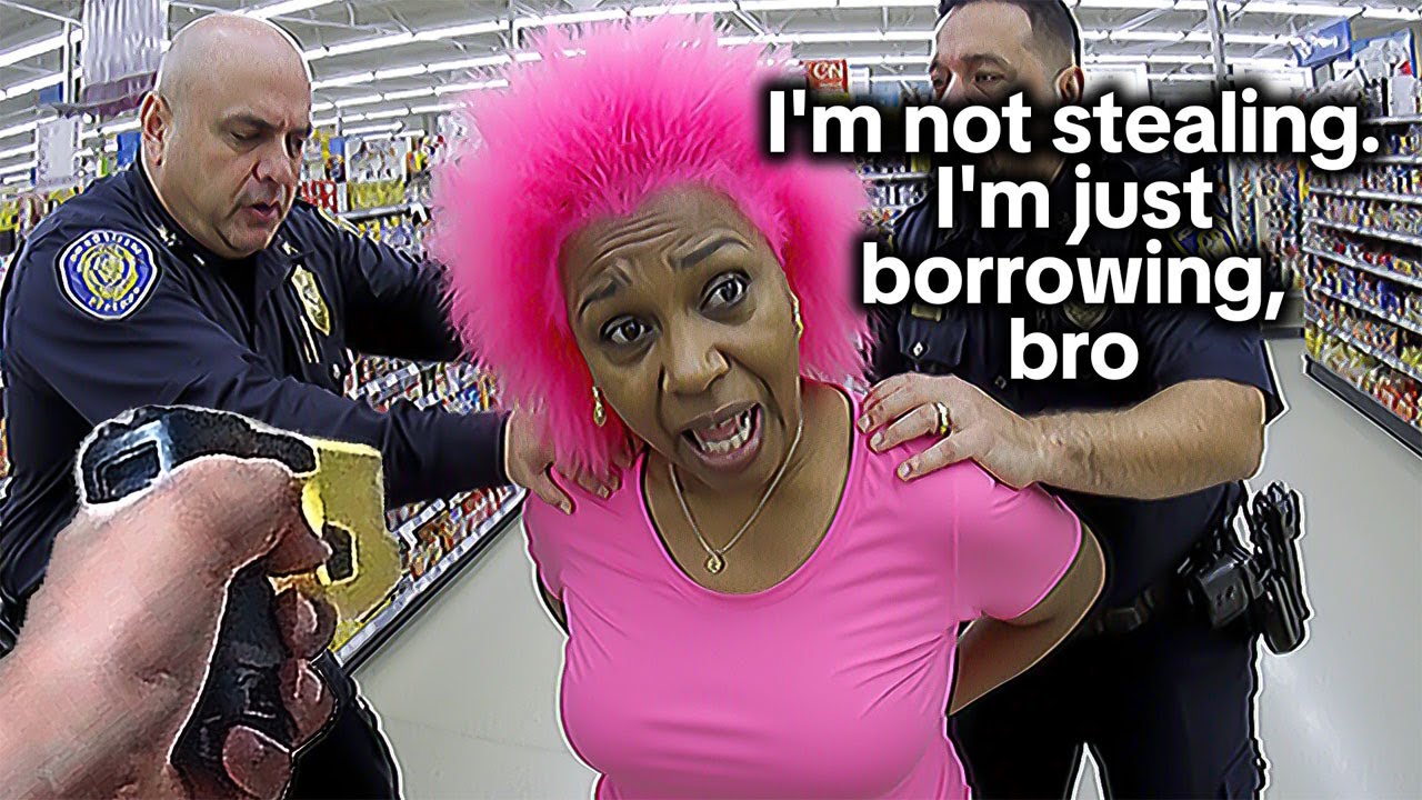 When Serial Shoplifters Get Their Ass Caught in the Act by GOOD Cops ...