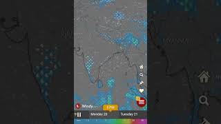 Rain Forecast of India for the next 4 days from 18th April @10.00am IST - Windy.com