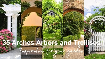 35 Arch Ideas to Create a Stunning Garden | Backyard Abor & Trellis Inspiration