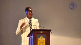 Tanyaradzwa Kashambe, the outgoing head girl, Valedictory speech.