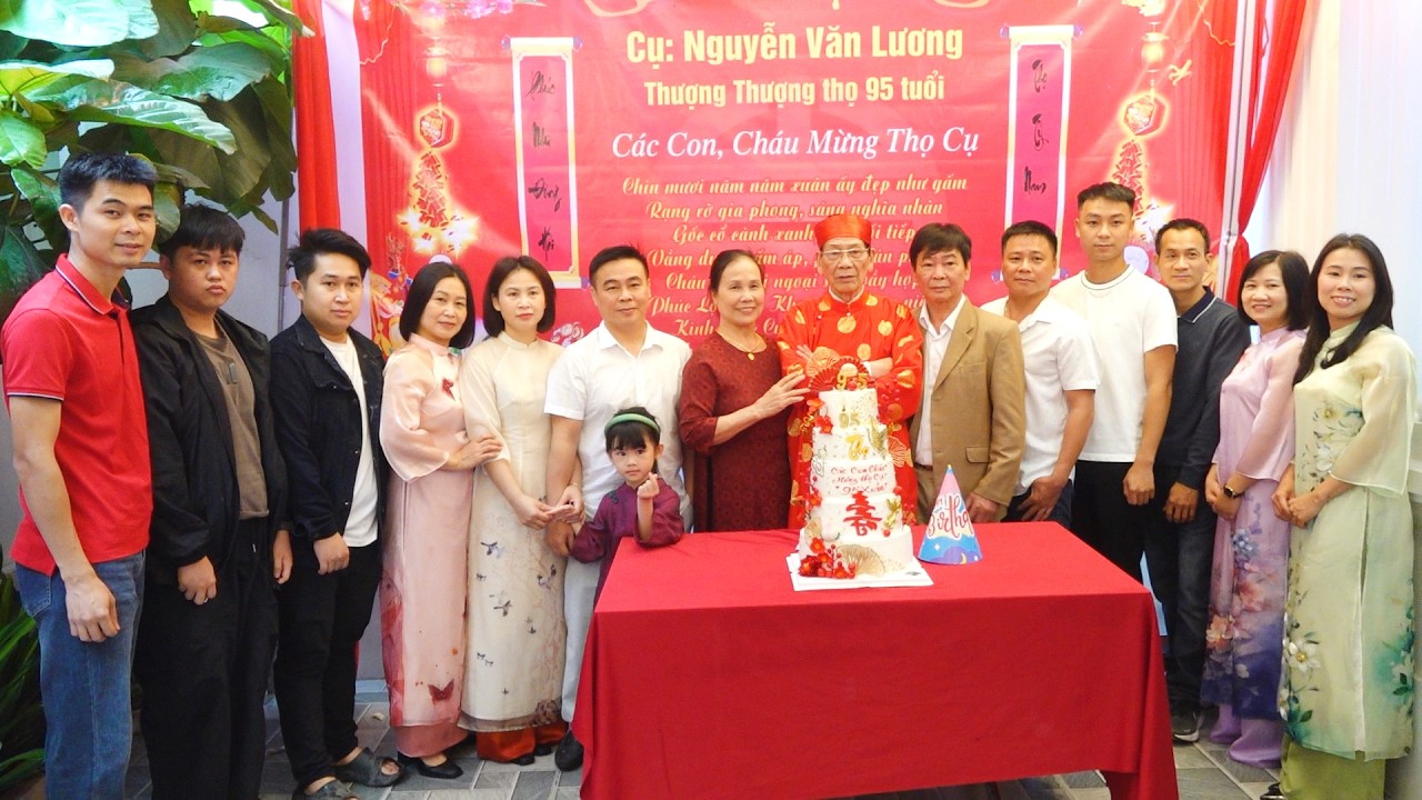 Camera Hoàng Lai - Lễ mừng thọ cụ Nguyễn Văn Lương 95 xuân