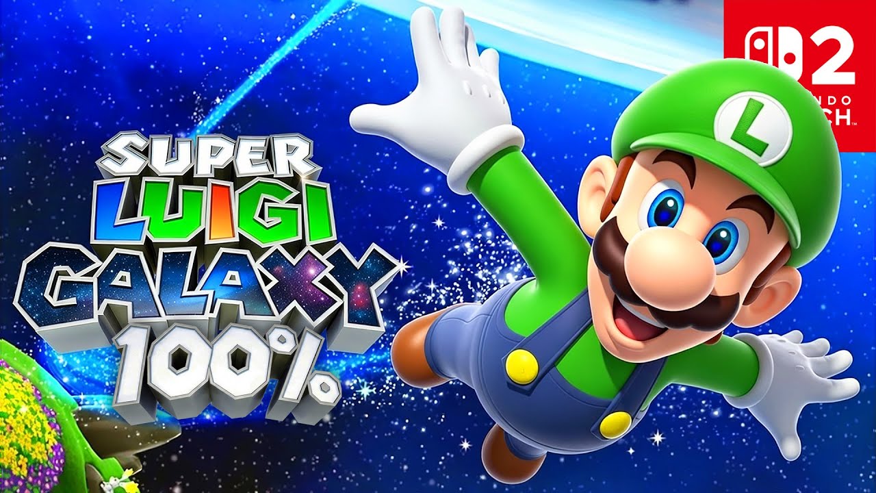Super Luigi Galaxy (Switch 2) - Full Game 100% (121 Stars)