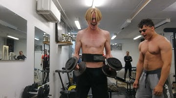 bicep curl one rep max!