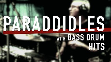 PARADIDDLES WITH BASS DRUM HITS  (WITH PDF FILE) - MZDrums VideoTips