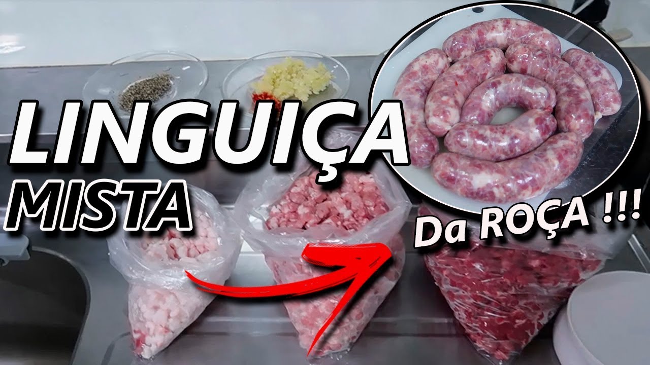 LINGUIÇA MISTA  ( DA ROÇA )- Serjão jp