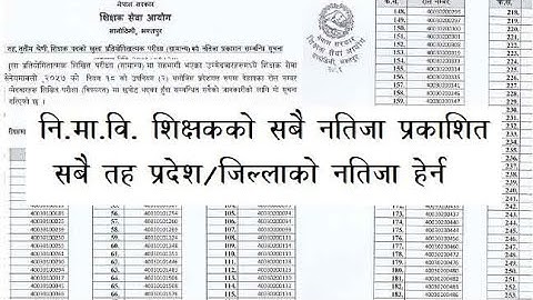 How to check Shikshak Sewa Aayog Exam Result | How to check TSC Exam Result | TSC Exam Result 2079