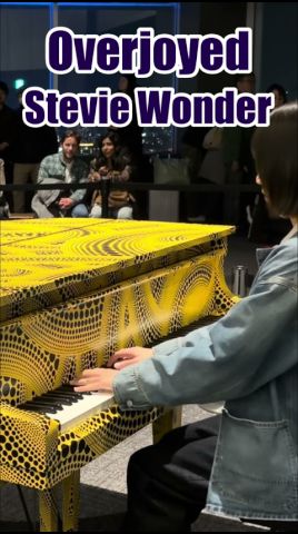 夜の都廳ピアノで演奏しました🌙✨#piano #overjoyed #age16
