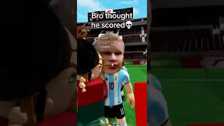 Messi Own Goal⚽️😂🔥 #Roblox #Funny #Football #Soccer #Coems #Meme #Messi #Haaland #Owngoal