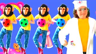 5 little monkey on the bed +Song MORE KIDS SONGS  by Makar