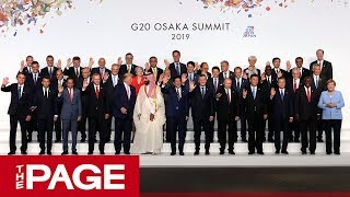 G20大阪サミット開幕　各国首脳が集合写真2019年6月28日